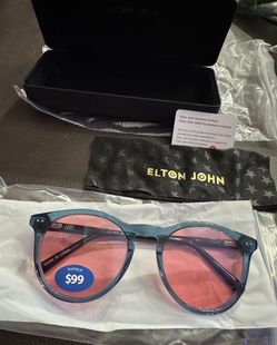 Elton John brand sunglasses with a price tag starting at $139.
