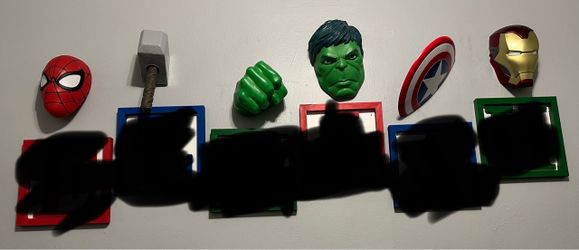 3D Superhero wall decor