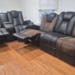 Reclining Couch And Love Seat