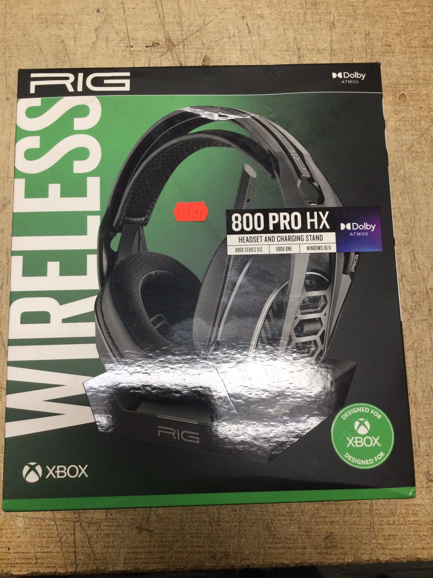 RIG WIRELESS 800 Pro HX Headset And Charging Stand