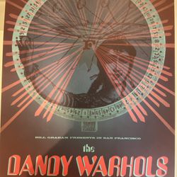 Rare Concert Poster. The dandy Warhols. 20”x14”