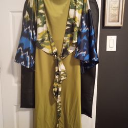 Beautiful long dress..2 piece..