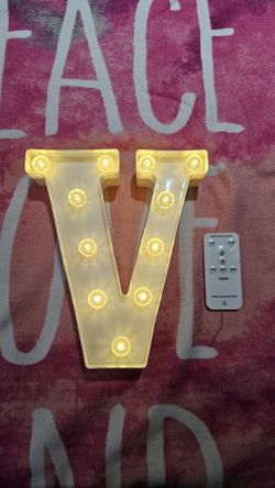Letra Con Luz