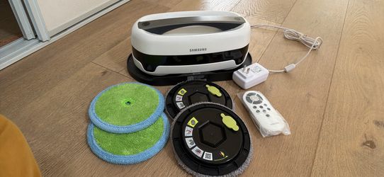 Samsung Jetbot Mop ,This robot mop does double duty as a handheld scrubber