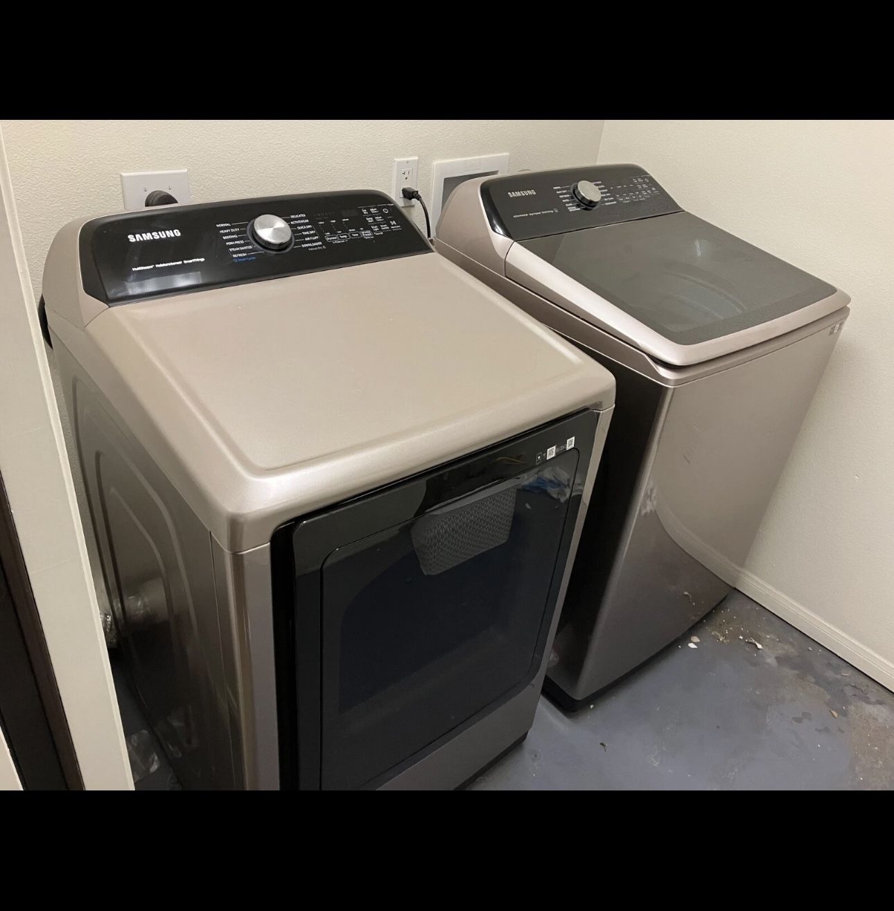 Samsung Washer & dryer Large Top Loading