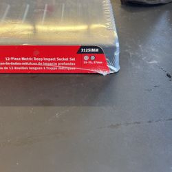 312SIMM 12-Piece Metric Deep Impact Socket Set 