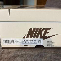 Travis Scott Air Jordan 1 Low Velvet Brown Size 11