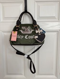 Juicy Couture Green Satchel Bag