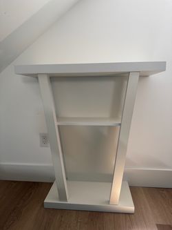 Modern White Console / Entryway Table