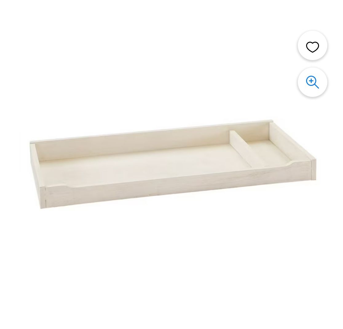 Changing Tray - Brushed White Finish-Westwoods Designs