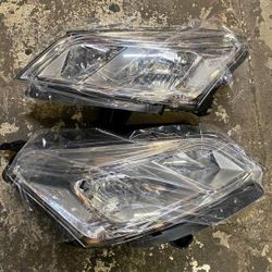 13-17 Chevrolet Traverse Headlights Luces Micas Calaveras Faros Faroles Focos Chevy Headlamps 