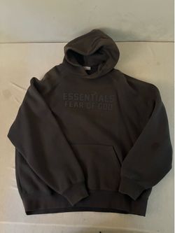 Fear of God Essentials Pullover Hoodie Brown Adult Oversized Streetwear