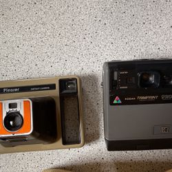 Two Vintage Kodak Instant Cameras