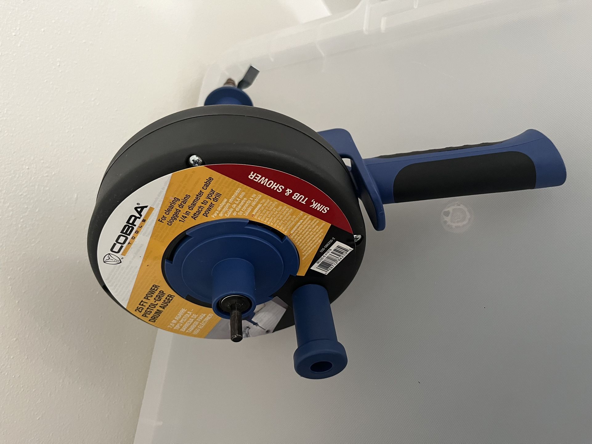 25ft Power Pistol-Grip Auger
