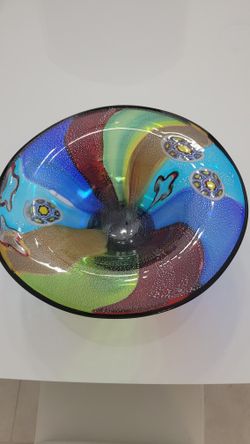 Vase Hand Blown Glass