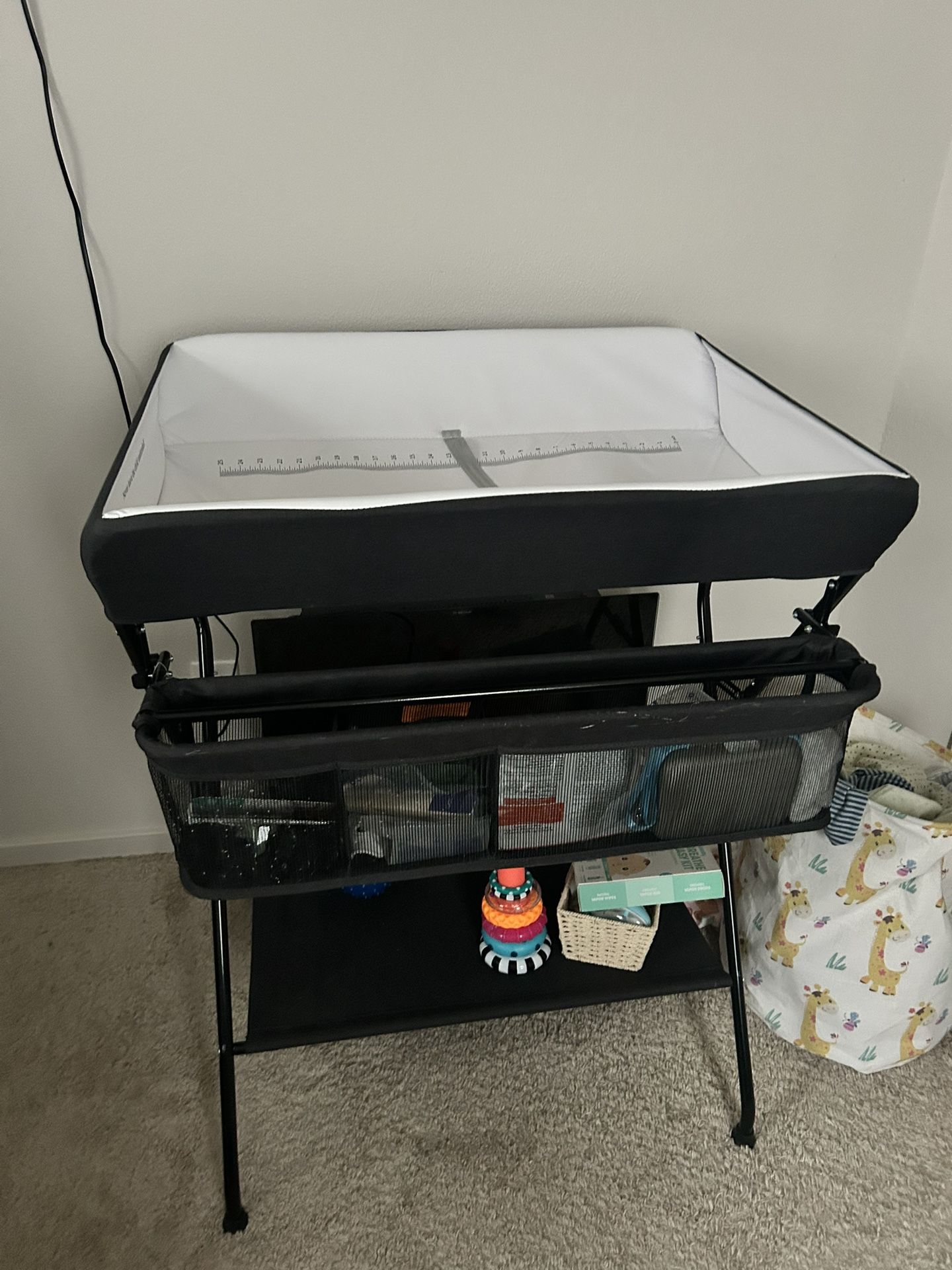 Baby Changing Table And Storage 