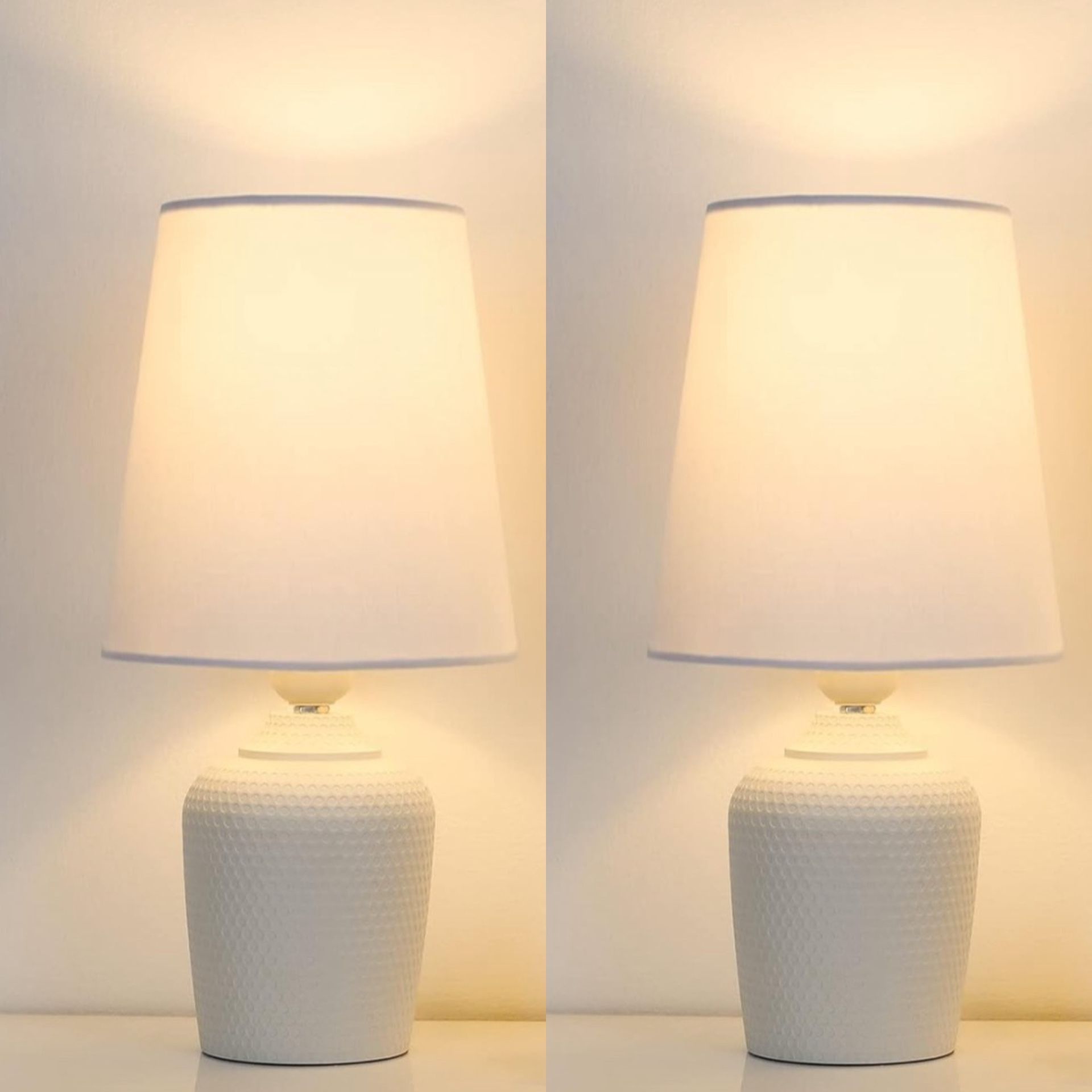Small 14'' Table Lamps Set of 2