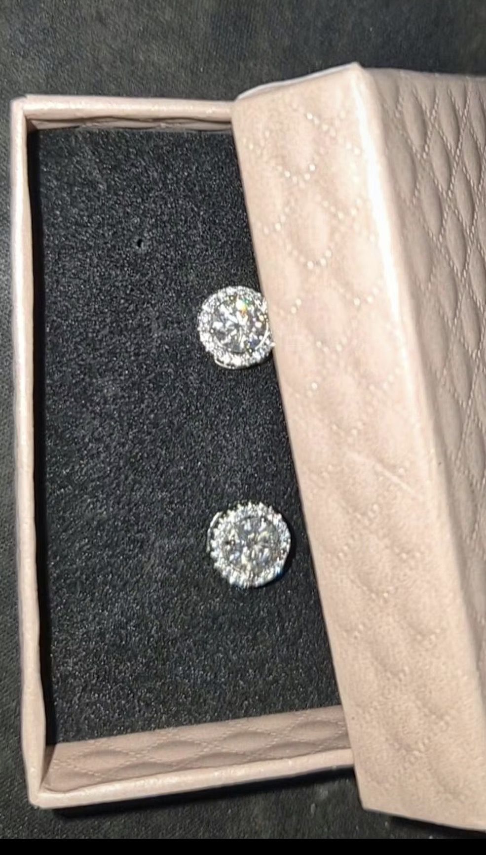 Moissanite earrings