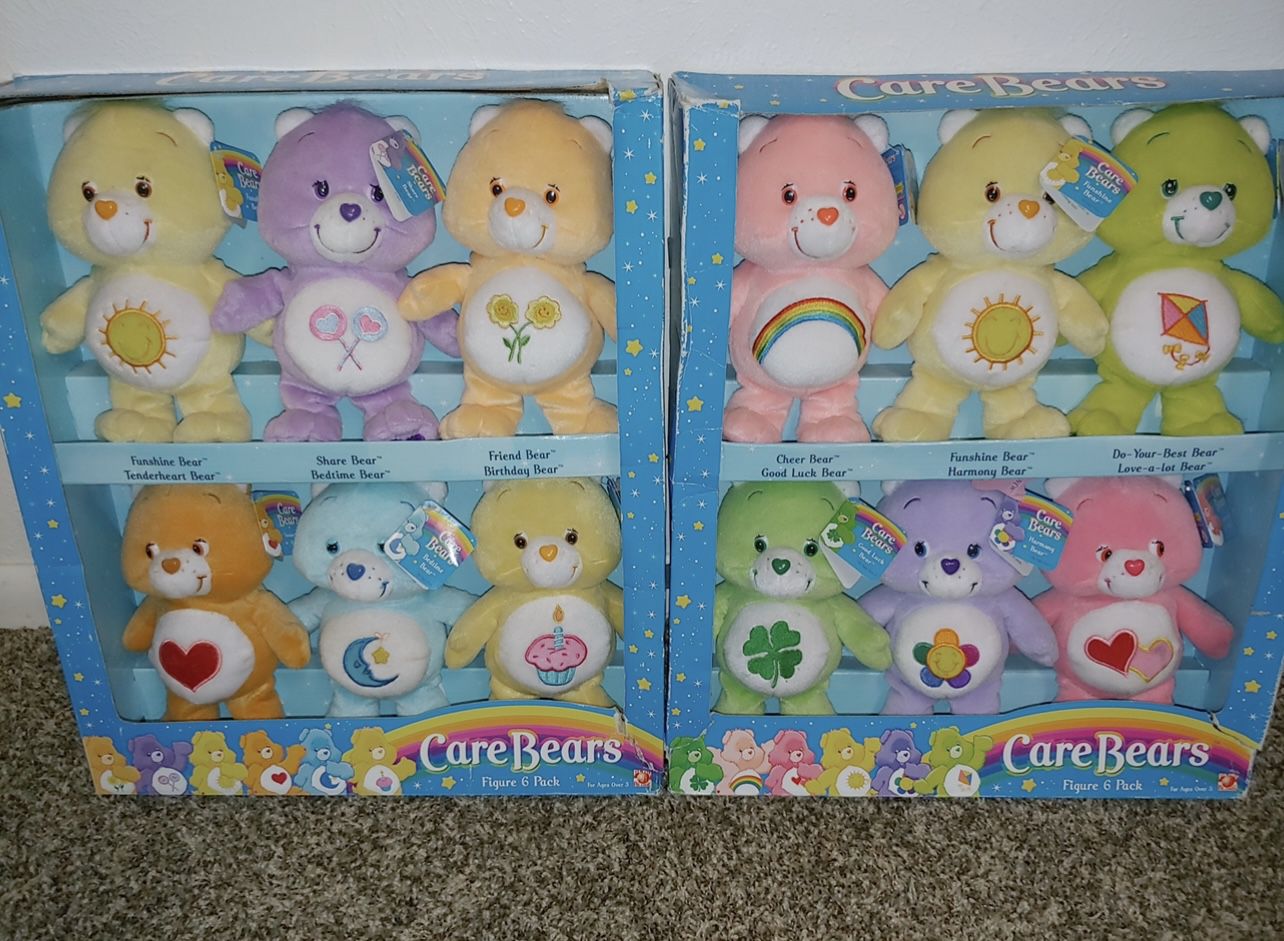 Care Bears 6 Packs Still In Box (2004)