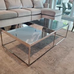 Coffee Table Metal And Marble In Top