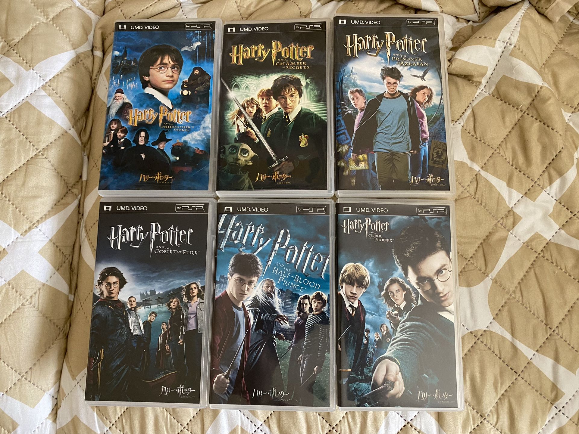Harry Potter 1-6 UMD PSP Movies (region 2) *English Audio*