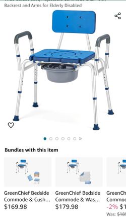GreenChief 3 in 1 Bariatric Bedside

