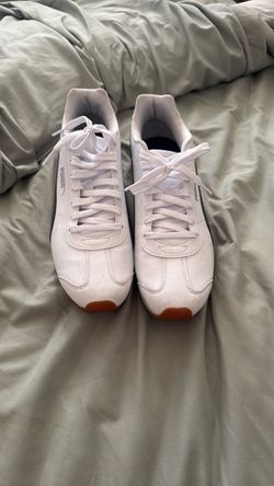 Puma White Low-Top Sneakers 9.5