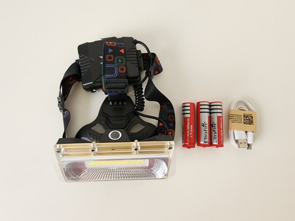 LED USB Rechargeable Headlamp Headlight Hunting Fishing Torch Flashlight
