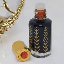 Long Lasting Luxury Unisex Black Musk Body Oil Fragrance 12 ML