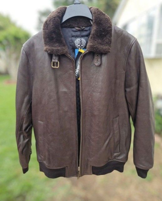 Men's Vince Camuto Pilot Leather Aviator Pilot Large