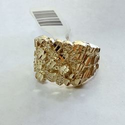 10k Gold Nugget Ring