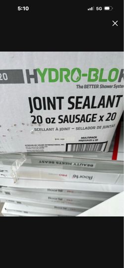 Hydro Blok sealant and boards