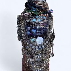 Huge Boho Coachella vibes jewelry jar lot