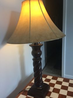 Table lamp.