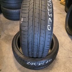 245/35/20 pirelli 2 used tire for sale 