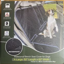 YesYees Waterproof Bench Seat Cover for Dogs X-large: 52” length x 62” Width