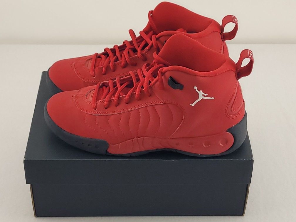 NIKE Jordan Jumpman Pro BG Basketball Shoes Red 907973-600 Youth Size 7