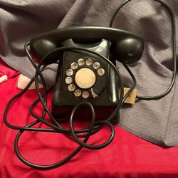 Antique Rotary PH Red Bar Dial Tone 