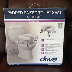 Padded Raised Toilet Seat
