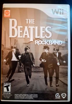 Wii the Beatles rockband game