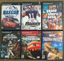 6 PlayStation 2 Games
