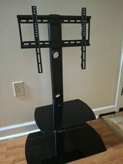 Black Swivel Floor TV Stand