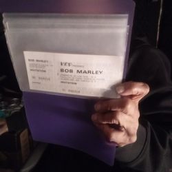 Bob Marley 197 6 brand new ticket