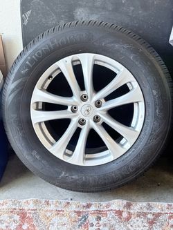 4 Infiniti FX35 OEM Rims & Tires - 2012 - Good Condition - $400