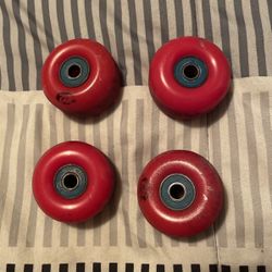 Red 52 Skateboard Wheels