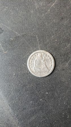 1853 Seated Liberty Half Dime AU(50)