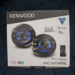 Kenwood Marine 6 1/2 Speakers Brand New