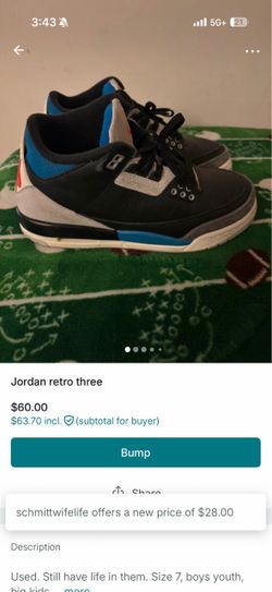 Air Jordan 3 Retro Sneakers