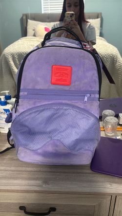 NOOO WAY!!! A REVERSIBLE BACKPACK - PURPLE VELOUR TO OG SHARKS IN PARIS BACKPACK