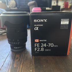 Sony FE 24-70mm F2.8 GM II Full-frame 